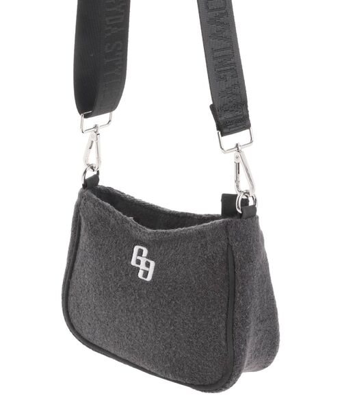 GYDA（ジェイダ）の「GGパイル2WAYミニBAG（ハンドバッグ・レディース・チャコールグレー/オフホワイト・FREE）」の15枚目の写真