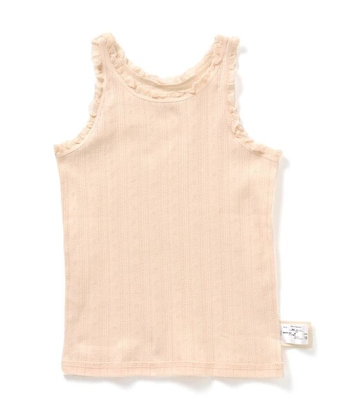 apres les cours(アプレレクール)の「針抜きタンクトップ(タンクトップ・キッズ・キナリ/ミント/サーモンピンク/サックスブルー・80/90/100/110/120/130)」の1枚目の写真