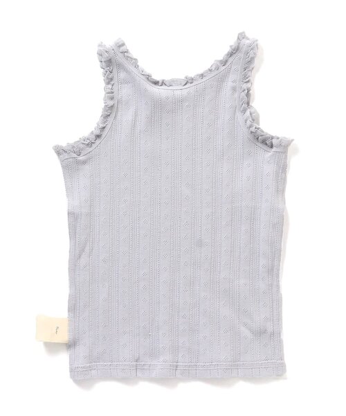apres les cours(アプレレクール)の「針抜きタンクトップ(タンクトップ・キッズ・キナリ/ミント/サーモンピンク/サックスブルー・80/90/100/110/120/130)」の10枚目の写真