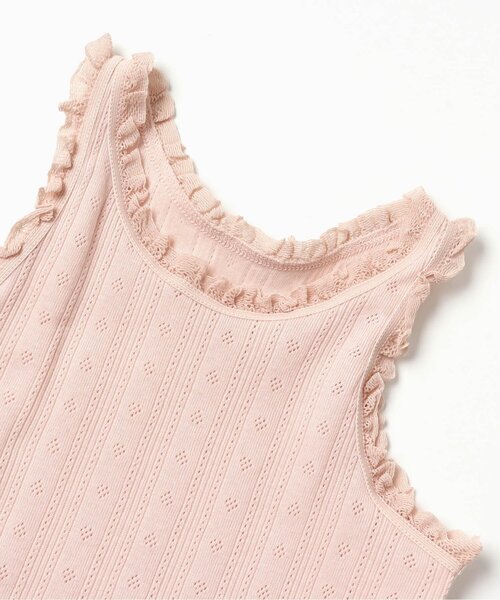 apres les cours(アプレレクール)の「針抜きタンクトップ(タンクトップ・キッズ・キナリ/ミント/サーモンピンク/サックスブルー・80/90/100/110/120/130)」の11枚目の写真