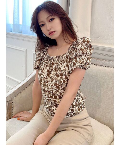 RESEXXY(リゼクシー)の「バックリボンパワショルブラウス(シャツ/ブラウス・レディース・ホワイト/ブラック/ミント/その他1・FREE)」の9枚目の写真