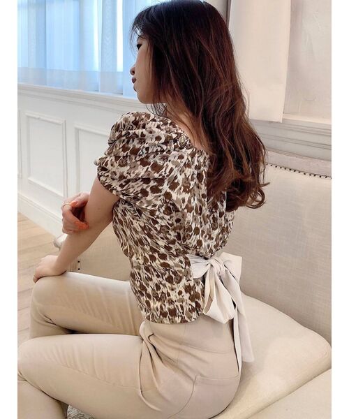 RESEXXY(リゼクシー)の「バックリボンパワショルブラウス(シャツ/ブラウス・レディース・ホワイト/ブラック/ミント/その他1・FREE)」の10枚目の写真