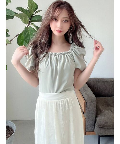 RESEXXY(リゼクシー)の「バックリボンパワショルブラウス(シャツ/ブラウス・レディース・ホワイト/ブラック/ミント/その他1・FREE)」の14枚目の写真