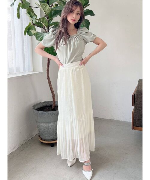 RESEXXY(リゼクシー)の「バックリボンパワショルブラウス(シャツ/ブラウス・レディース・ホワイト/ブラック/ミント/その他1・FREE)」の16枚目の写真