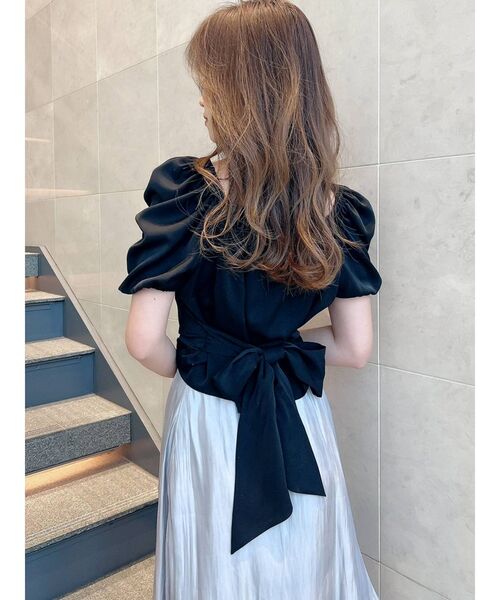 RESEXXY(リゼクシー)の「バックリボンパワショルブラウス(シャツ/ブラウス・レディース・ホワイト/ブラック/ミント/その他1・FREE)」の21枚目の写真