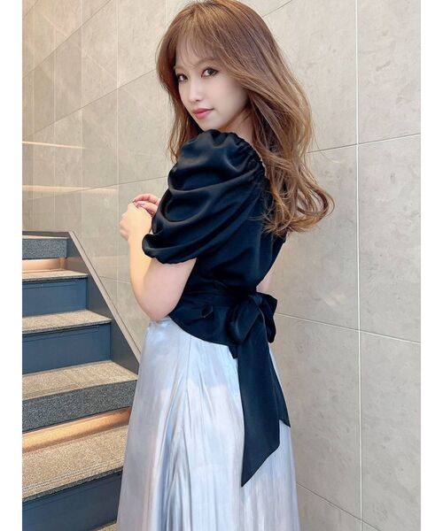 RESEXXY(リゼクシー)の「バックリボンパワショルブラウス(シャツ/ブラウス・レディース・ホワイト/ブラック/ミント/その他1・FREE)」の22枚目の写真