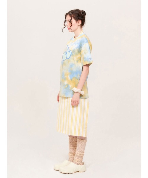 tシャツ KIRSH OFFICIAL TIE DYE HEAT SENSING T-SHIRT KH/タイダイ染めチェリープリント半袖Tシャツ レデ セール】KIRSH OFFICIAL TIE DYE HEAT SENSING T-SHIRT KH