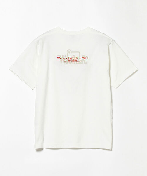 WOOLRICH(ウールリッチ)の「WOOLRICH / ウーレングラフィックTシャツ(Tシャツ/カットソー・メンズ・ホワイト/ネイビー・MEDIUM/LARGE/X-LARGE)」の7枚目の写真