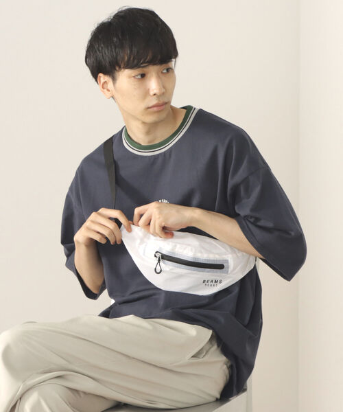 BEAMS HEART(ビームスハート)の「BEAMS HEART / ウエスト ミニ ポーチ(ボディバッグ/ウエストポーチ・メンズ・ホワイト/ブラック/イエロー系その他2・ONE SIZE)」の5枚目の写真