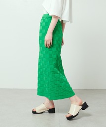 Lui's | ブロックチェックニットスカート(スカート)