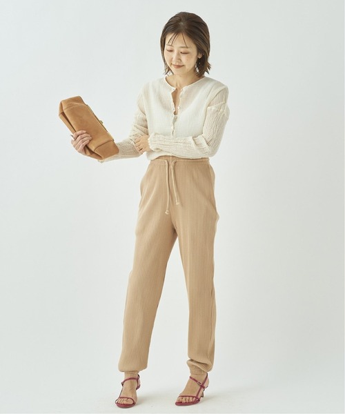 plage（プラージュ）の「《追加》【LES ATELIERS FRANCAIS DE CONFECTION】SP HENLY NECK L/SL シャツ2◆（シャツ/ブラウス・レディース・ブラック/カーキ/ホワイト系その他/ベージュ・FREE）」の12枚目の写真