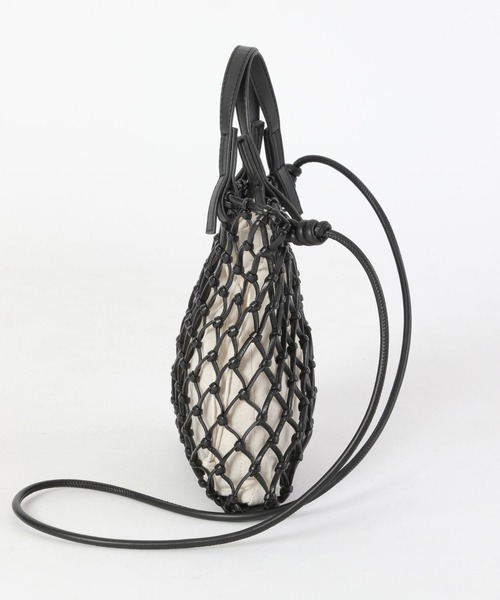 GLOBAL WORK（グローバルワーク）の「ＰＵマクラメショルダー/261914（クラッチバッグ・レディース・ブラック/ライトグレー/ブラウン・FREE）」の12枚目の写真
