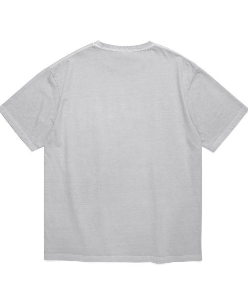 MAHAGRID(マハグリッド)の「A'GEM/9 × .kom『mahagrid/マハグリッド』UNIVERSITY PIGMENT TEE/カレッジ ロゴ ピグメント 半袖Tシャツ(Tシャツ/カットソー・メンズ・チャコールグレー/ライトグレー/ネイビー/グリーン・M/L)」の5枚目の写真