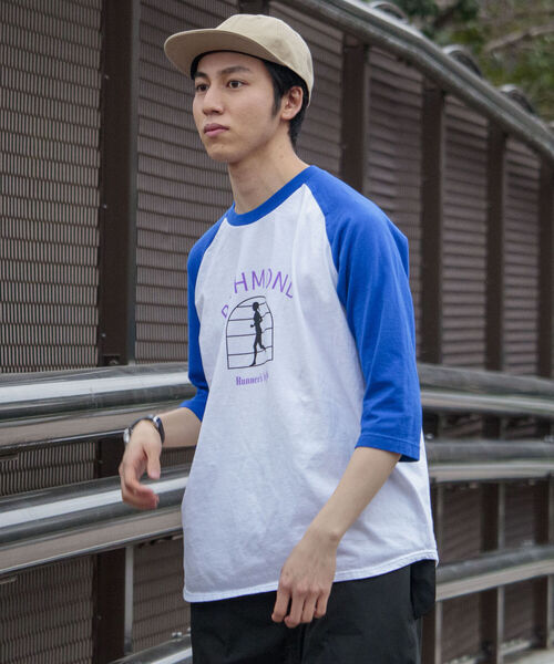 GLOSTER（グロスター）の「【GLOSTER/グロスター】ヴィンテージウォッシュ クラシックスポーツラグランTシャツ（Tシャツ/カットソー・メンズ・ブラック系その他/ブルー系その他・MEDIUM/LARGE）」の17枚目の写真