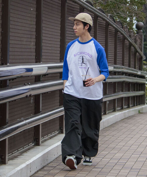 GLOSTER（グロスター）の「【GLOSTER/グロスター】ヴィンテージウォッシュ クラシックスポーツラグランTシャツ（Tシャツ/カットソー・メンズ・ブラック系その他/ブルー系その他・MEDIUM/LARGE）」の8枚目の写真