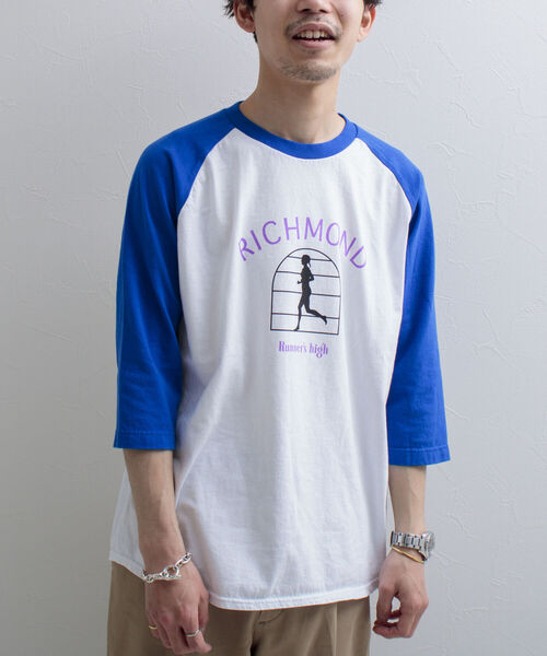 GLOSTER（グロスター）の「【GLOSTER/グロスター】ヴィンテージウォッシュ クラシックスポーツラグランTシャツ（Tシャツ/カットソー・メンズ・ブラック系その他/ブルー系その他・MEDIUM/LARGE）」の21枚目の写真