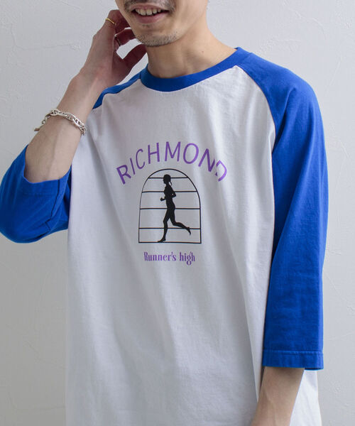 GLOSTER（グロスター）の「【GLOSTER/グロスター】ヴィンテージウォッシュ クラシックスポーツラグランTシャツ（Tシャツ/カットソー・メンズ・ブラック系その他/ブルー系その他・MEDIUM/LARGE）」の22枚目の写真