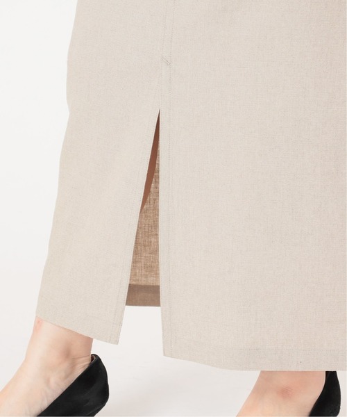 SLOBE IENA（スローブイエナ）の「《追加》リネンタイトスカート◆（スカート・レディース・ブラック/ベージュ・36/38/40）」の12枚目の写真