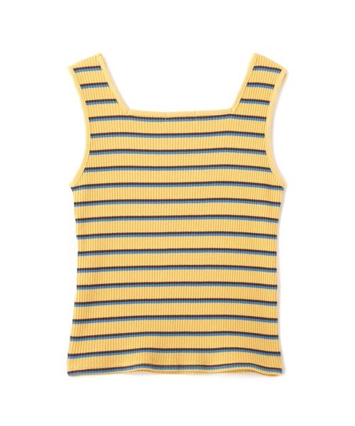 FREE'S MART（フリーズマート）の「◆スクエアネックマルチボーダータンク（Tシャツ/カットソー・レディース・ネイビー/イエロー系その他・FREE）」の13枚目の写真
