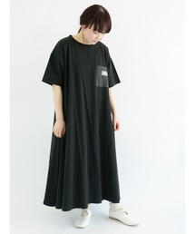 Samansa Mos2 | 【MEI×SamansaMos2】胸ポケット付ワンピース(ワンピース)