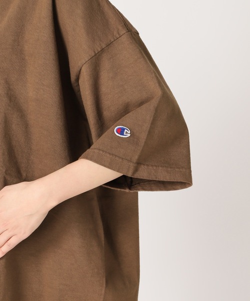 FRAMeWORK（フレームワーク）の「【Champion / チャンピオン】別注USAボタニカルダイ Tシャツ（Tシャツ/カットソー・レディース・ブラウン/ベージュ/ブルー・MEDIUM/X-LARGE）」の21枚目の写真