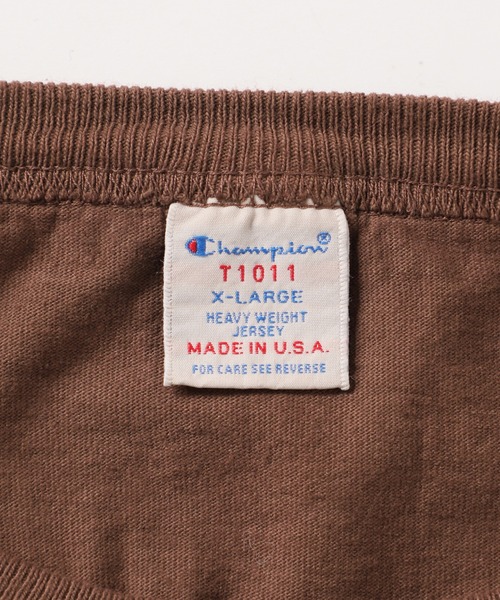 FRAMeWORK（フレームワーク）の「【Champion / チャンピオン】別注USAボタニカルダイ Tシャツ（Tシャツ/カットソー・レディース・ブラウン/ベージュ/ブルー・MEDIUM/X-LARGE）」の22枚目の写真