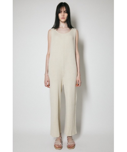MOUSSY（マウジー）の「SEMI WIDE RIB オールインワン（つなぎ 
