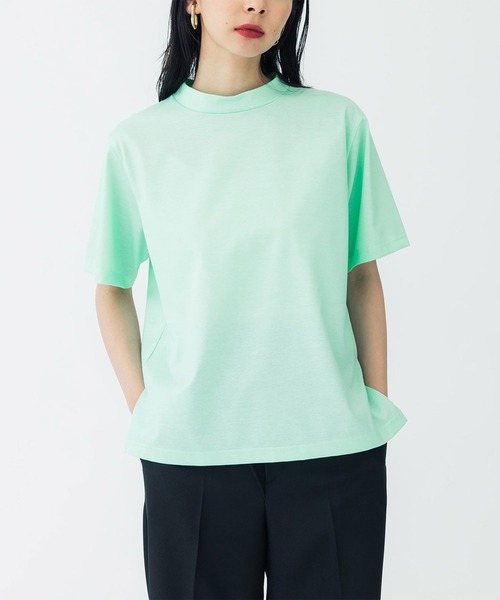 UNITED TOKYO(ユナイテッドトウキョウ)の「パレスハイネックT(Tシャツ/カットソー・レディース・ホワイト/ブラック/ピンク/ミント・1/2)」の4枚目の写真