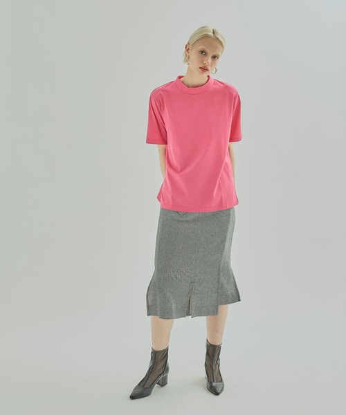 UNITED TOKYO(ユナイテッドトウキョウ)の「パレスハイネックT(Tシャツ/カットソー・レディース・ホワイト/ブラック/ピンク/ミント・1/2)」の8枚目の写真