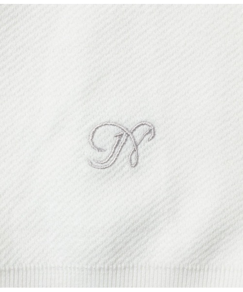 NEWYORKER(ニューヨーカー)の「成型ツイル スキッパーポロシャツ(ポロシャツ・レディース・ホワイト/ライトグレー/ブラック/ネイビー/イエロー/グリーン系その他3・M/L)」の13枚目の写真