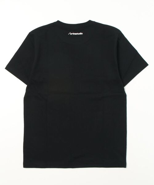 TRAP/U (トラップユー)の「コットン天竺 フロントプリント 半袖 クルーネック Tシャツ(Tシャツ/カットソー・メンズ・アッシュ/ブラック/ホワイト・M/L)」の8枚目の写真