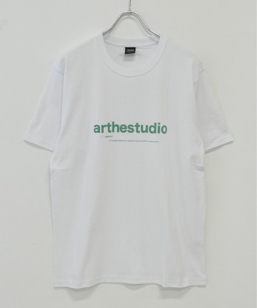 TRAP/U (トラップユー)の「コットン天竺 フロントプリント 半袖 クルーネック Tシャツ(Tシャツ/カットソー・メンズ・アッシュ/ブラック/ホワイト・M/L)」の4枚目の写真