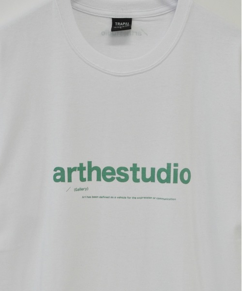 TRAP/U (トラップユー)の「コットン天竺 フロントプリント 半袖 クルーネック Tシャツ(Tシャツ/カットソー・メンズ・アッシュ/ブラック/ホワイト・M/L)」の9枚目の写真