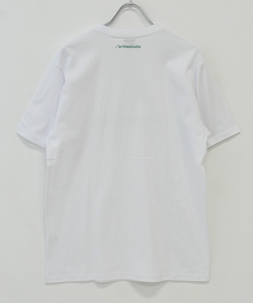 TRAP/U (トラップユー)の「コットン天竺 フロントプリント 半袖 クルーネック Tシャツ(Tシャツ/カットソー・メンズ・アッシュ/ブラック/ホワイト・M/L)」の11枚目の写真