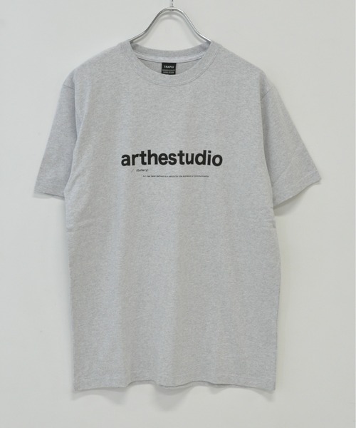 TRAP/U (トラップユー)の「コットン天竺 フロントプリント 半袖 クルーネック Tシャツ(Tシャツ/カットソー・メンズ・アッシュ/ブラック/ホワイト・M/L)」の10枚目の写真