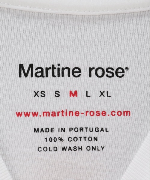 MARTINE ROSE(マーティンローズ)の「【MARTINE ROSE / マーティンローズ】FLYER CLASSIC SS T-SH(Tシャツ/カットソー・メンズ・ホワイト・SMALL/MEDIUM)」の12枚目の写真
