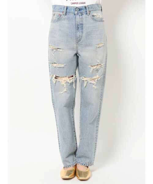 Ungrid(アングリッド)の「クラッシュルーズデニム(デニムパンツ・レディース・ブルー・24inch/25inch/26inch)」の11枚目の写真