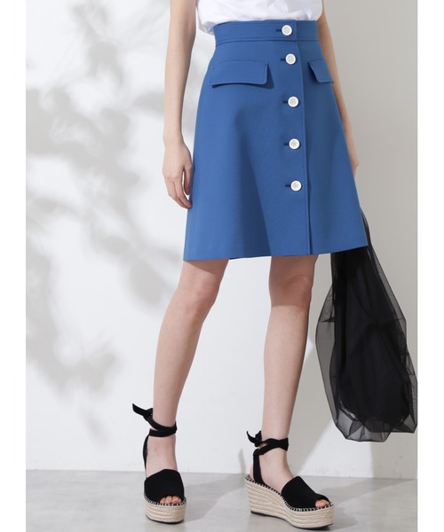 JILL STUART(ジルスチュアート)の「◆シドニースカート(スカート・レディース・グレー/ブルー/ネイビー・2/0/4)」の1枚目の写真