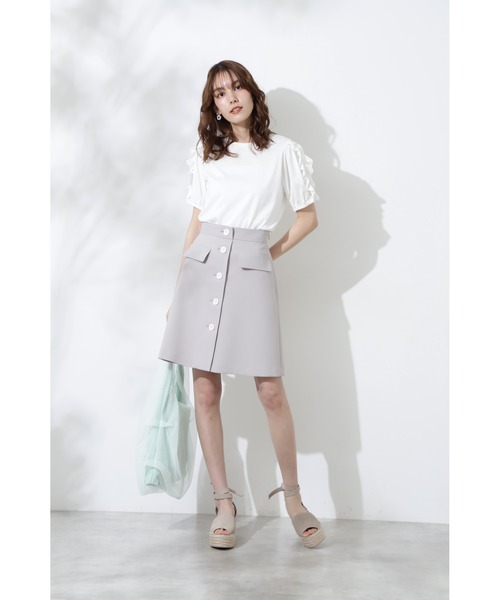 JILL STUART(ジルスチュアート)の「◆シドニースカート(スカート・レディース・グレー/ブルー/ネイビー・2/0/4)」の5枚目の写真