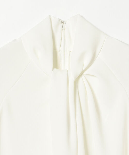 EFFE BEAMS / ストレッチ タックタイ ブラウス白36 半袖 美品。EFFE BEAMS / ストレッチ タックタイ ブラウス - メルカリ