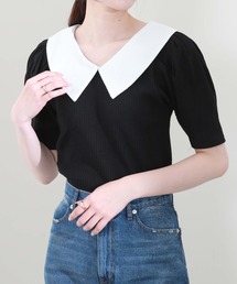 衿付きリブＴＯＰＳ