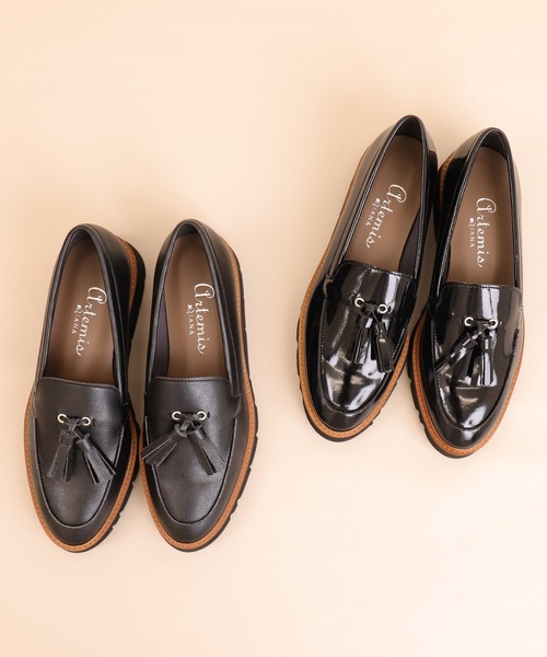 軽量厚底タッセルローファー（ローファー）｜artemis by DIANA