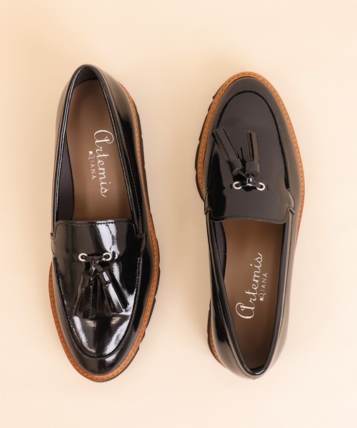 軽量厚底タッセルローファー（ローファー）｜artemis by DIANA