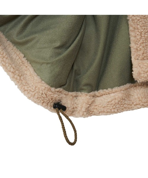 HYSTERIC GLAMOUR（ヒステリックグラマー）の「HYSTERIC TAGアップリケ オーバーサイズボアコート（その他アウター・レディース・ブラック/カーキ/グリーン系カモフラージュ・FREE）」の7枚目の写真