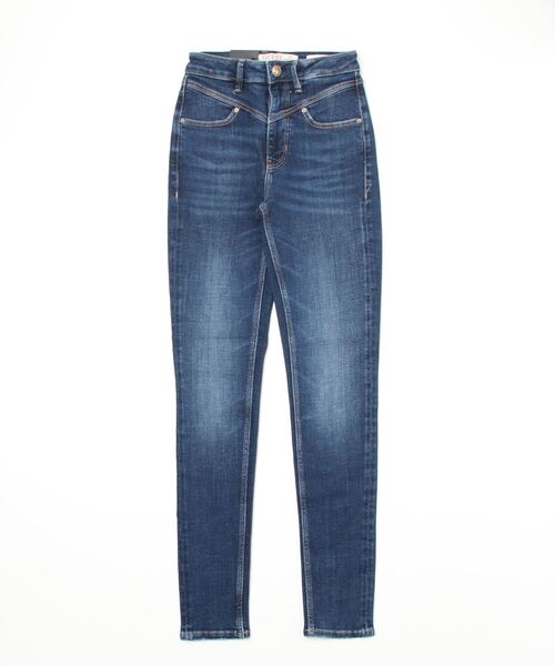 Guess（ゲス）の「Super High Yoke Denim Pants（デニムパンツ・レディース・インディゴブルー・24inch/26inch/27inch/25inch/28inch）」の3枚目の写真