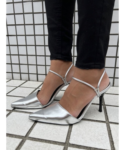 EGOIST（エゴイスト）の「2WAYデザインミュール（サンダル・レディース・ブラック/シルバー・S/M/L）」の15枚目の写真