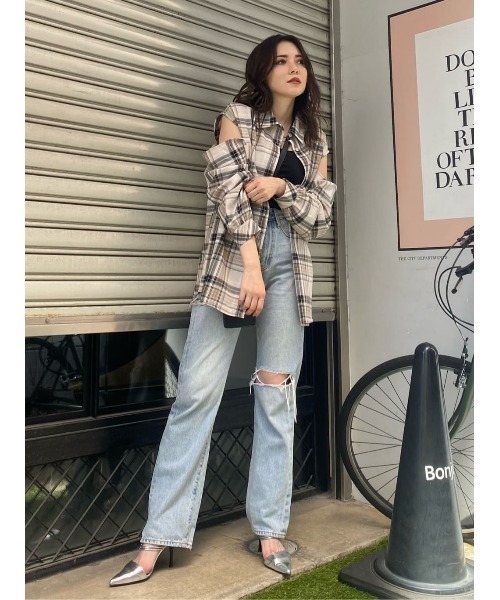 EGOIST（エゴイスト）の「2WAYデザインミュール（サンダル・レディース・ブラック/シルバー・S/M/L）」の21枚目の写真