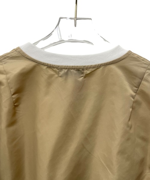DOLLUPOOPS(ドールアップウップス)の「スリーブMA-1プルオーバー(Tシャツ/カットソー・レディース・ベージュ/グレー/ブラック・38)」の18枚目の写真