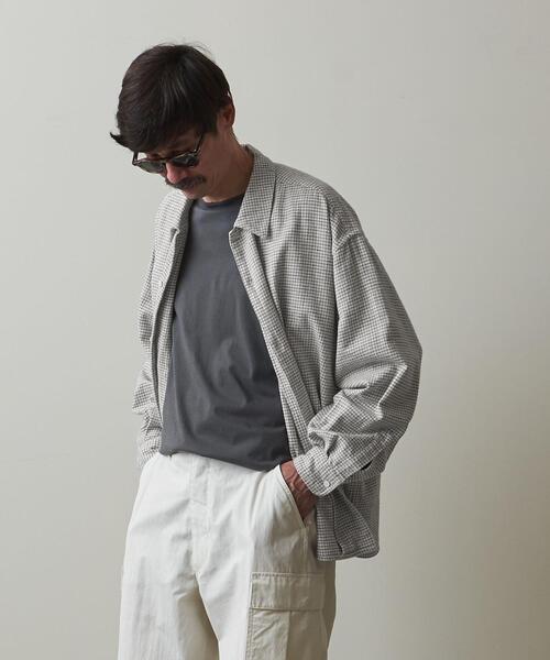 Steven Alan DRY/NEL CHECK TURNOVER シャツ Steven Alan（スティーブンアラン）の「＜Steven Alan＞ DRY/NEL CHECK