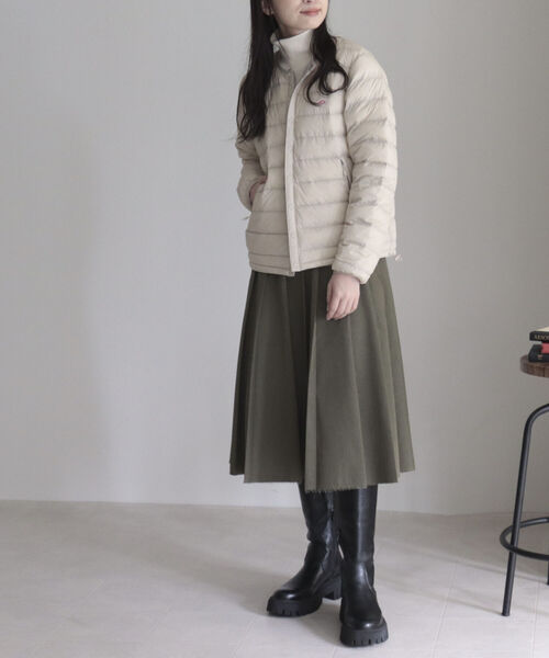 DANTON（ダントン）の「【DANTON/ダントン】INNER DOWN CREWNECK JACKET　インナーダウン（ダウンジャケット/コート・レディース・アイボリー/カーキ/ブラック/レッド・S/M）」の8枚目の写真